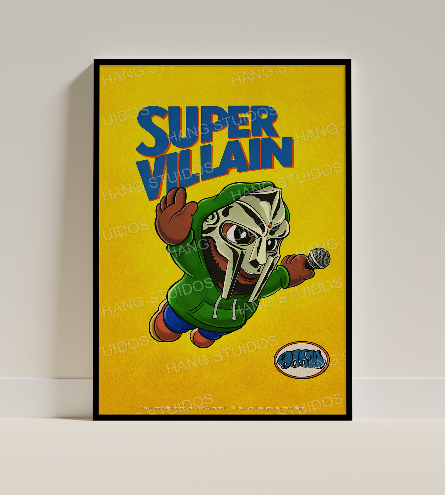 Super MF Doom Bros Digital Print