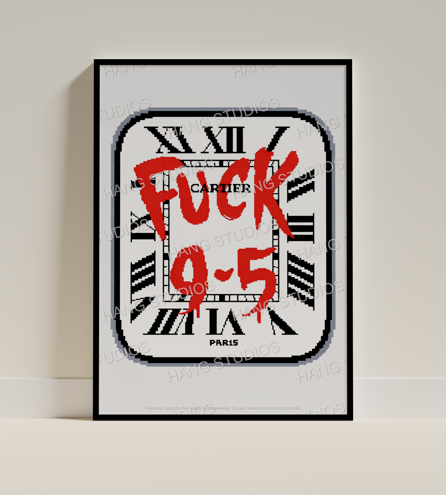 F* 9-5 Digital Print