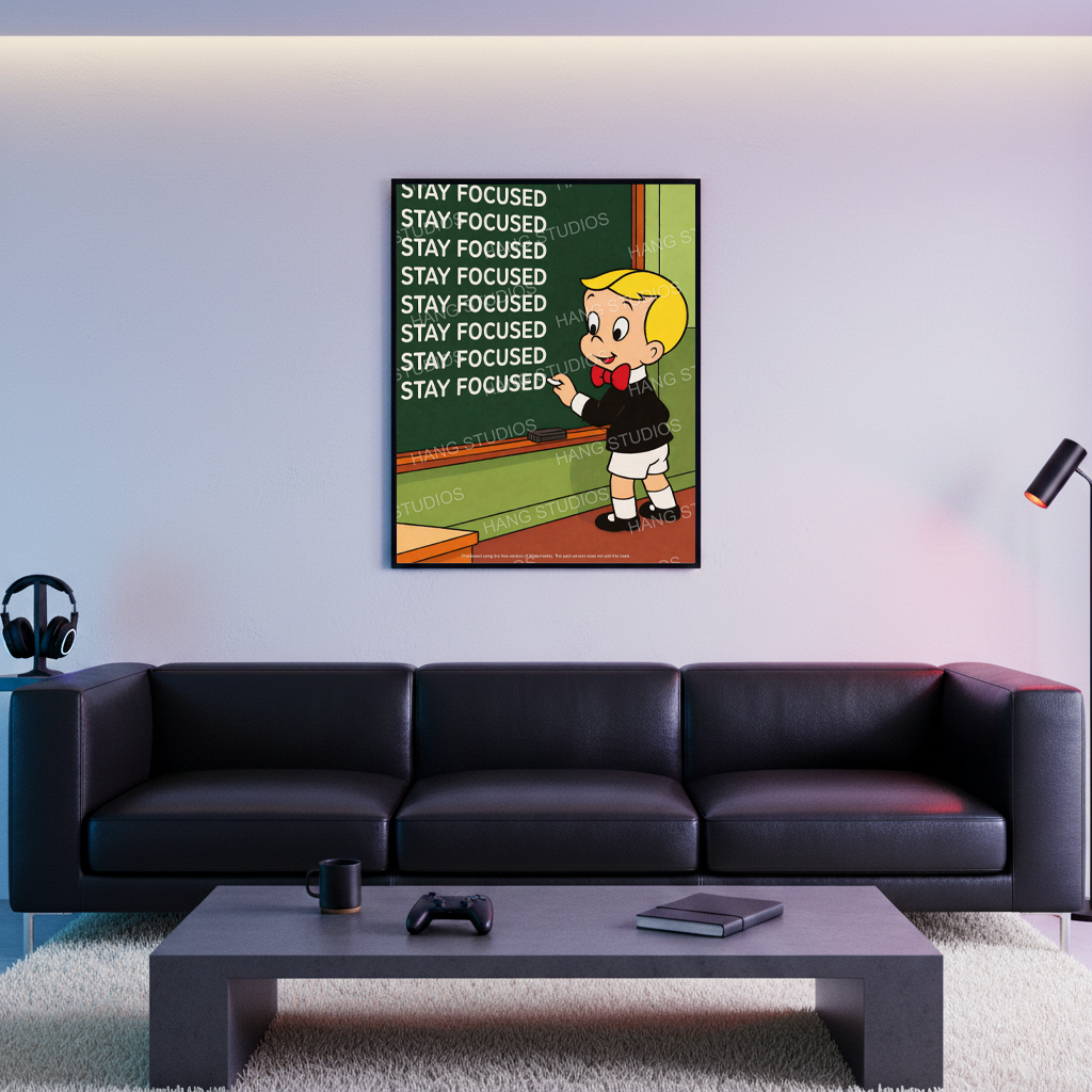 Stay Focused Digital Print