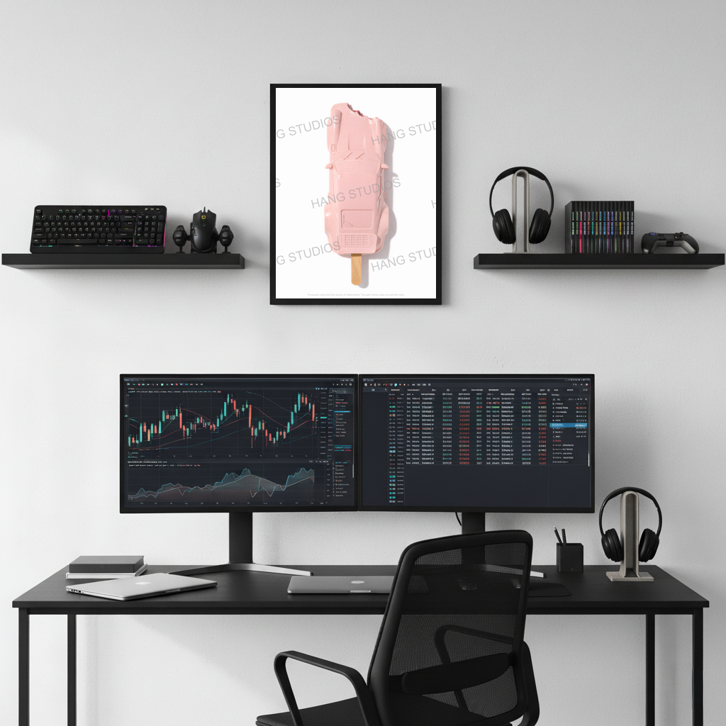 Porsche 911 Popsicle Digital Print