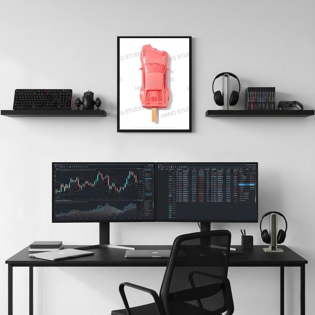 Ferrari 288 GTO Popsicle Digital Print