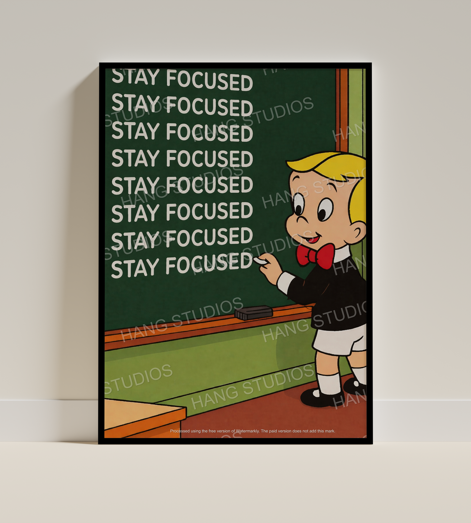Stay Focused Digital Print