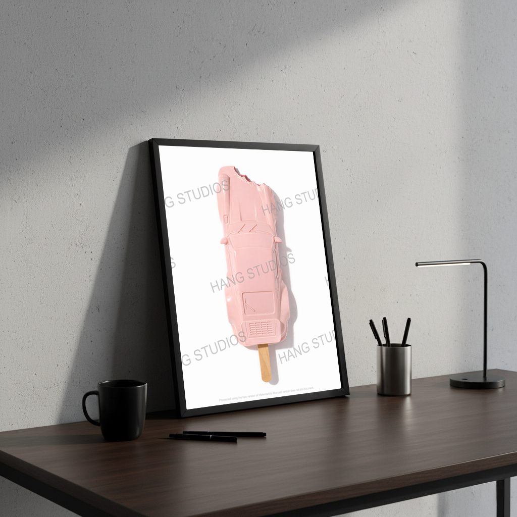 Porsche 911 Popsicle Digital Print