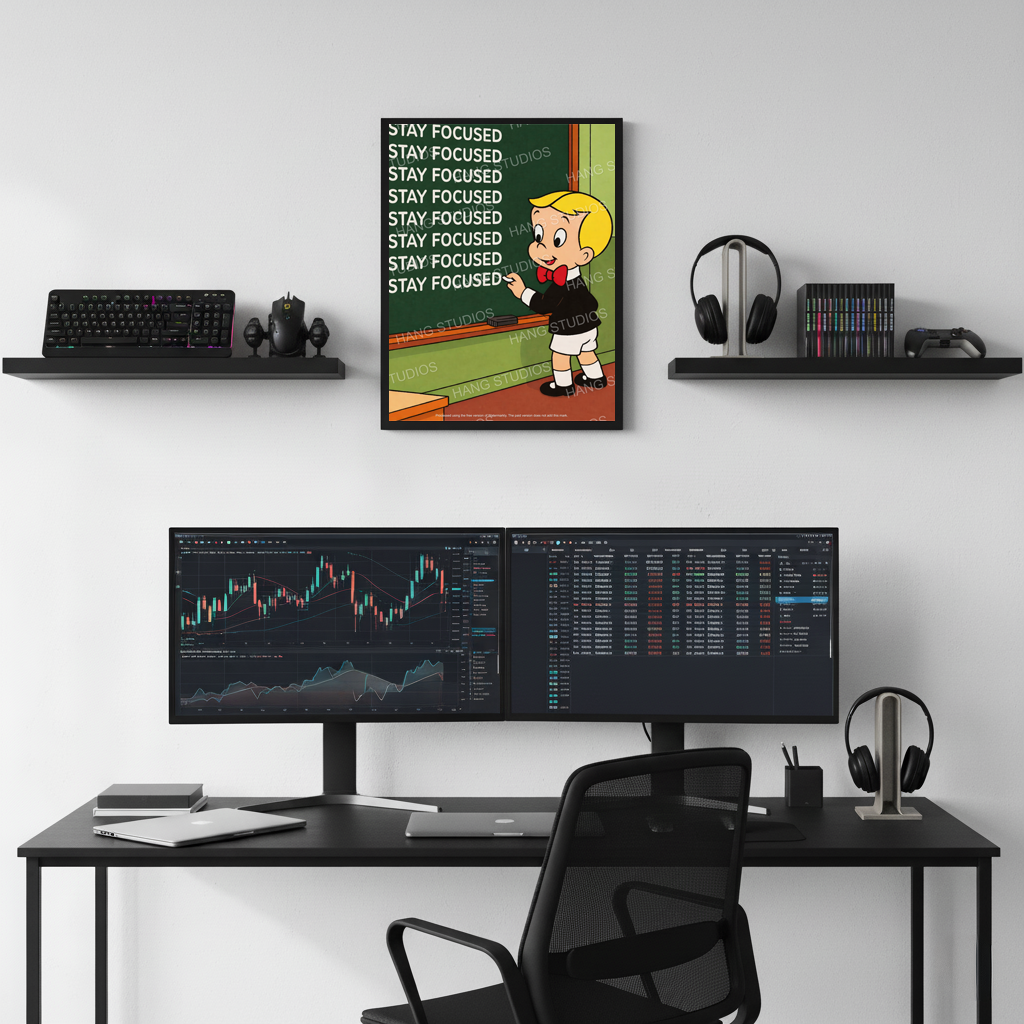 Stay Focused Digital Print