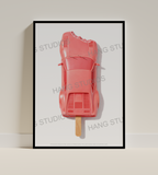 Ferrari 288 GTO Popsicle Digital Print